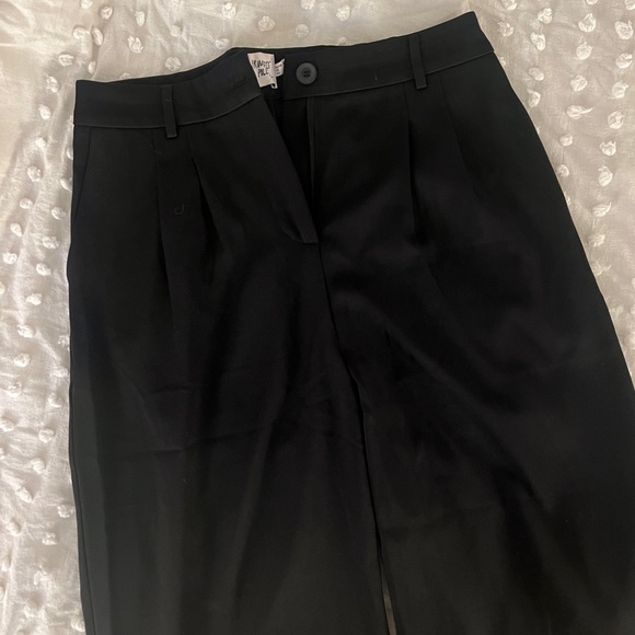 PRINCESS POLLY Archer Pants Black HEMMED FOR PETITE - Picture 1 of 3